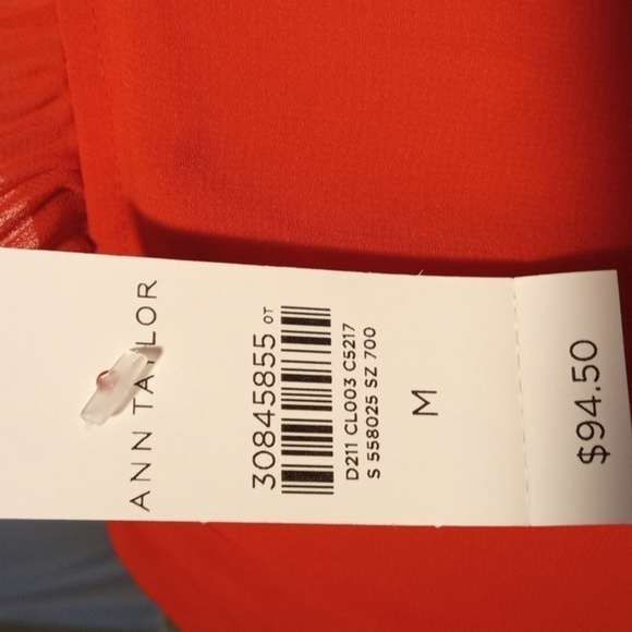 ANN TAYLOR SHEET BLOUSE - Picture 12 of 12